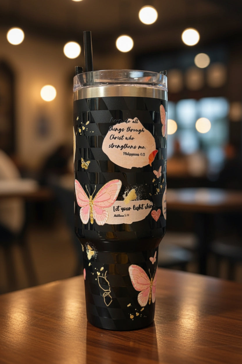 40-Ounce Mug with Scripture Inspiration