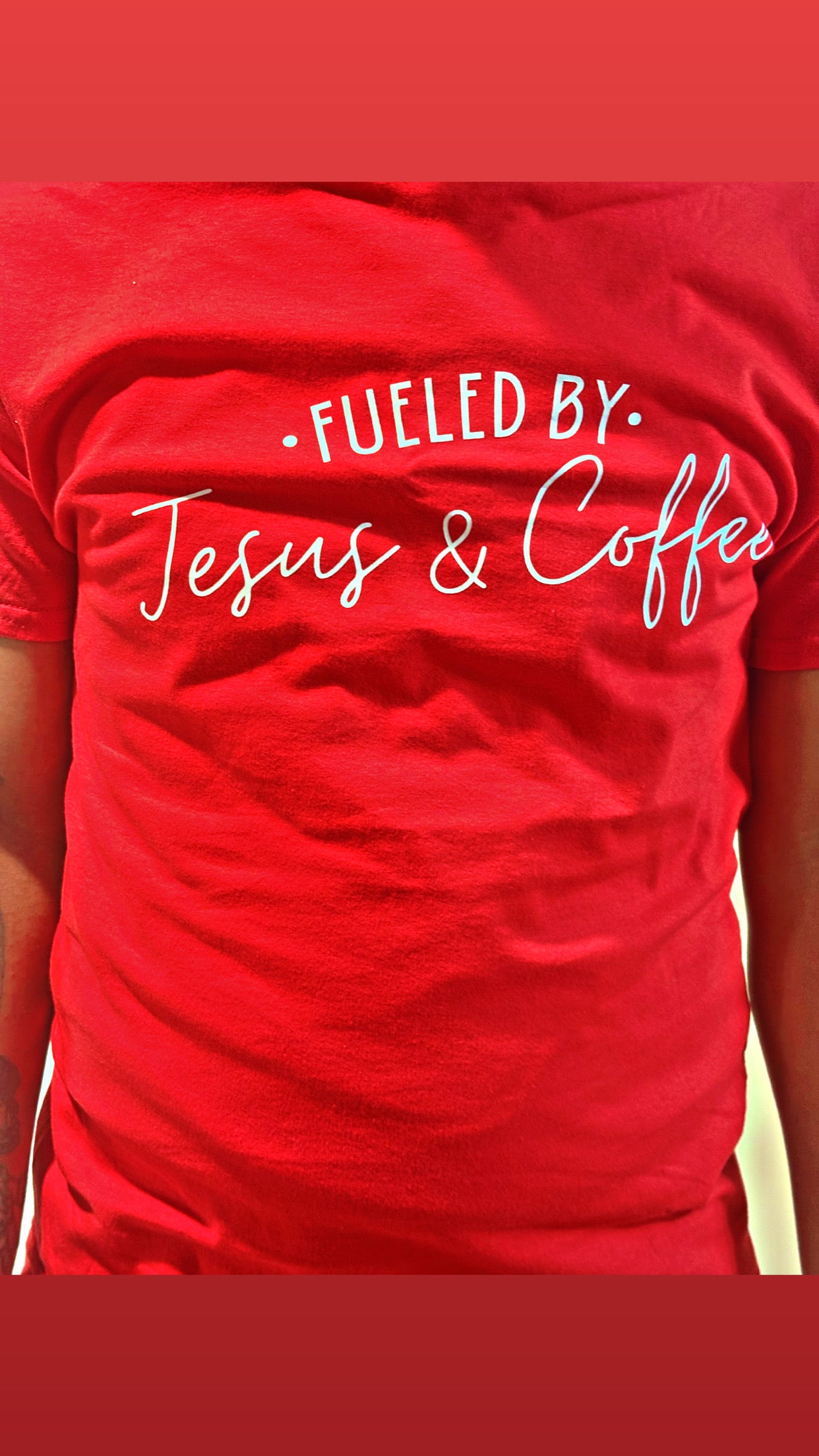 “Fueled by Jesus & Coffee” T-shirt